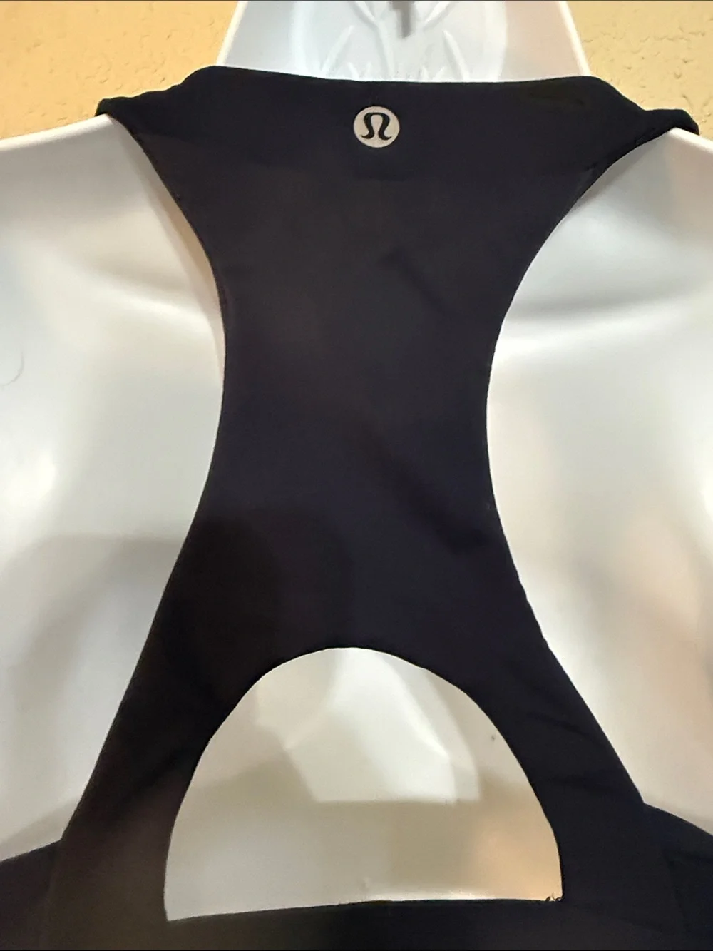 lululemon athletica pace perfect midnight navyRacerback Crop Sports Bra